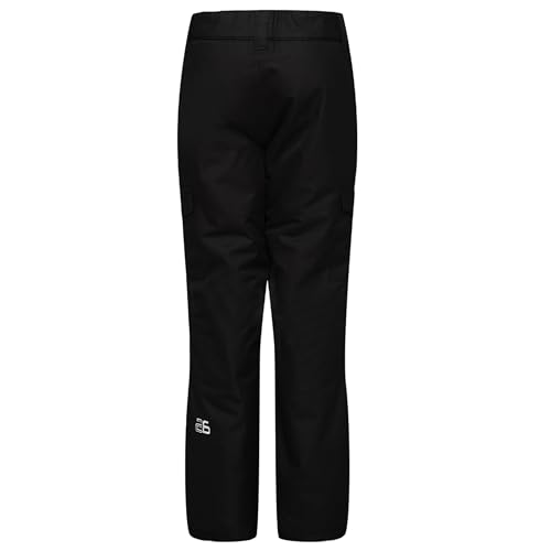 Arctix Kids Snow Sports Cargo Pants - Black, Large, Articulated Knees