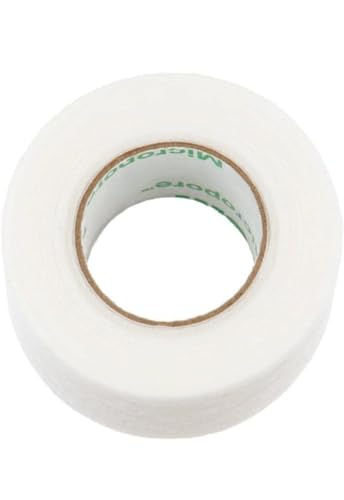 Medical Micropore Tape - 1 Inch x 10 Yards, Hypoallergenic (3 Rolls)