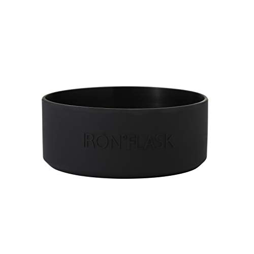 Silicone Protective Boot for 14-22 oz Wide Mouth Bottles - Midnight Black