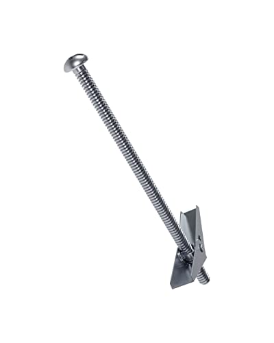 Heavy Duty Toggle Bolt Anchors - 1/8" x 2" Zinc Plated, 2 Pcs