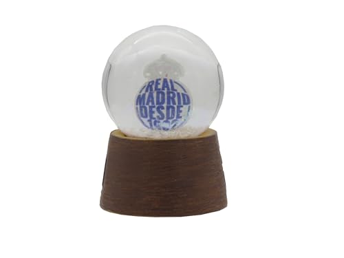 Real Madrid Snow Globe with Crest - Official Licensed Product