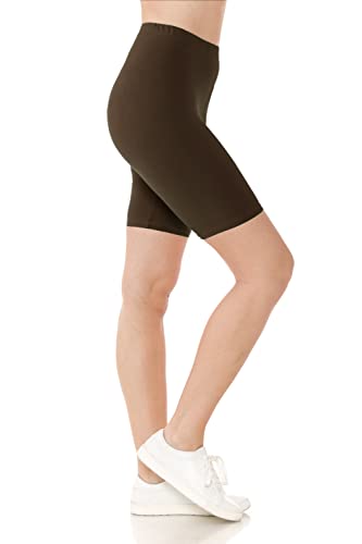 Women's Fashion Biker Shorts - Soft Butter Knit, Popular Prints