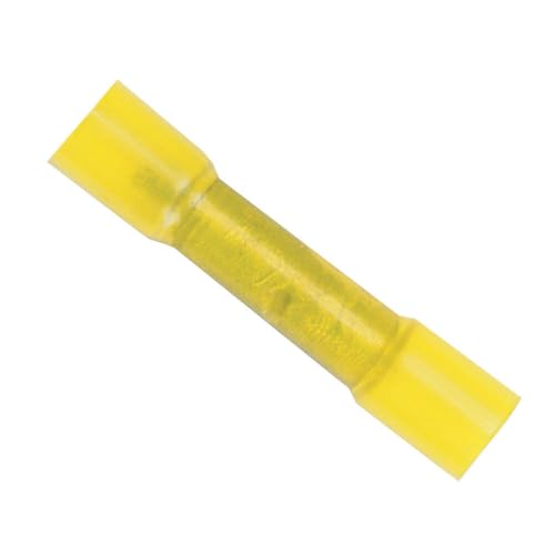 Marine Grade Heat Shrink Butt Connectors 12-10 Gauge Yellow 3-Pack
