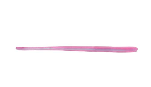 Straight Tail Soft Plastic Fishing Worm - 6 Inch - Morning Dawn