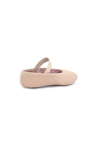 Leather Daisy Ballet Shoes for Toddlers - Ballet Pink, Size 8.5 W