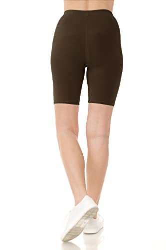 Women's Fashion Biker Shorts - Soft Butter Knit, Popular Prints