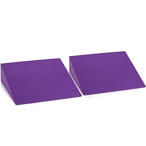 Yoga Foam Wedge Set - 13" EVA Slant Board for Stretching & Strength