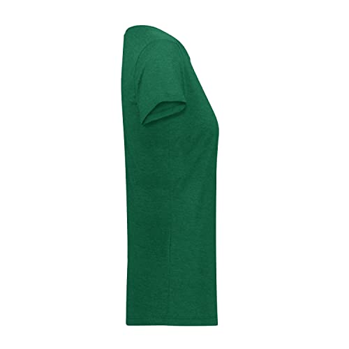 Augusta Women's Tri-Blend T-Shirt - Dark Green Heather, Small