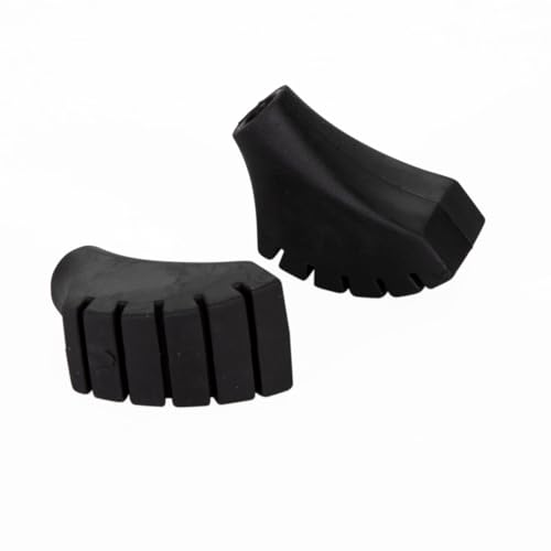 Trekking Pole Replacement Feet - Durable Rubber, 2 Pack