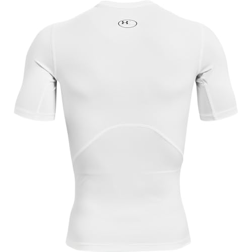 Men's HeatGear Compression Short-Sleeve T-Shirt - Medium / White