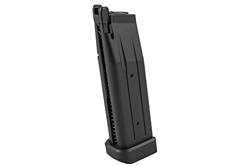 Hi-Capa 1911 Airsoft Pistol - Black, Gas Blowback with Speed Loader