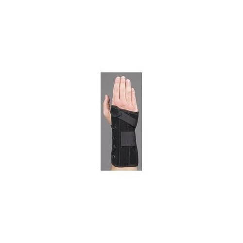 Med Spec Wrist Lacer, 8" Black - Medium Right