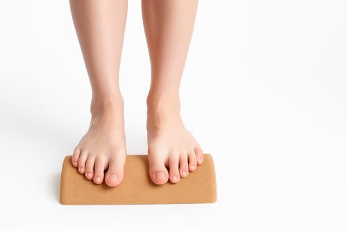 Natural Cork Balance Board Set for Feet & Ankles – Balance Trainer & Self Massage Kit