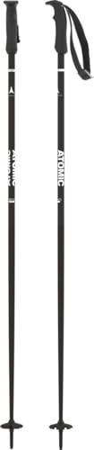 Atomic AMT Ski Poles 115cm Black - High-Strength Aluminum, Ergonomic Grip