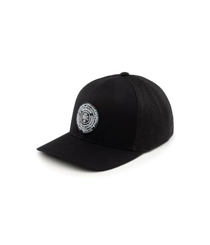 TravisMathew The Patch Floral Hat - One Size Black Snapback Cap