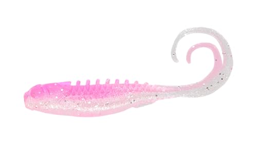 Pan-Candy Grub - Pink Silver 1.75" Fishing Lure