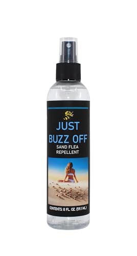 All-Natural Sand Flea Repellent Spray - DEET-Free, PICARIDIN-Free, 8 Fl Oz