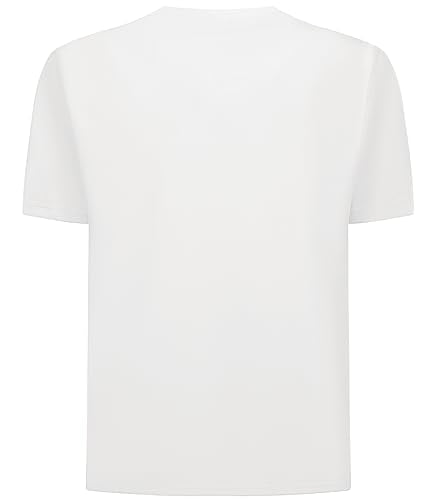 TeGlraddix Youth Rash Guard Short Sleeve UV Swim Shirt - White (Medium) for Boys & Girls