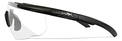 Wiley X Saber Advanced Safety Glasses - Matte Black Frame with Clear Shields