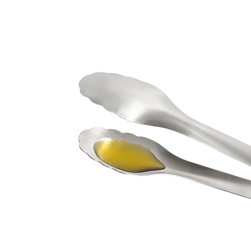 OXO Steel Serving Tongs - Kitchen Utensils for Tossing, Serving & Salads
