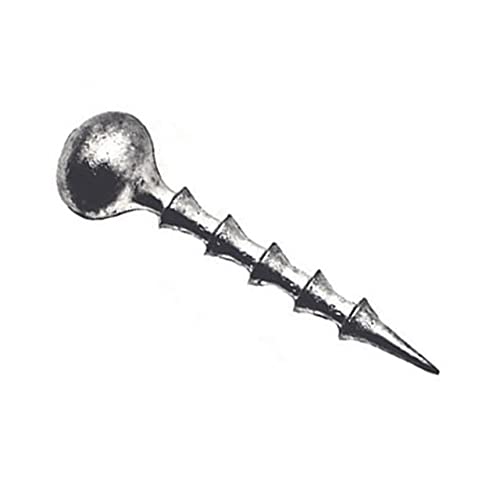 Nail Weights for Soft Plastic Fishing Baits - 3/32 oz, 15 Pack
