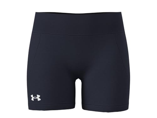 Under Armour Women's Team Shorty 4 Large Midnight Navy & White