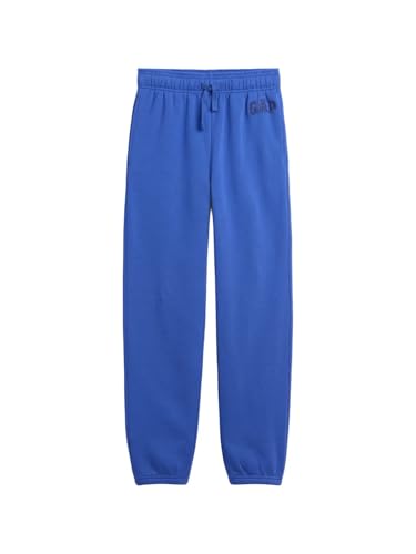 GAP Boys Heritage Logo Dazzling Blue Jogger Sweatpants Small - Youth Activewear