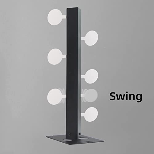 Metal Swing Shooting Target Stand with 6 Steel Plates for Airsoft