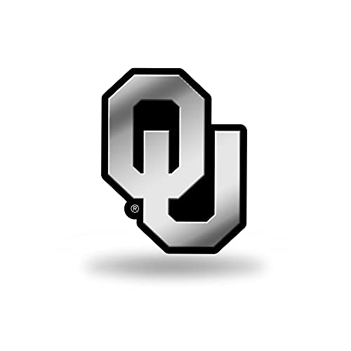 Oklahoma Sooners 3D Chrome Auto Emblem Sticker - 5-Inch