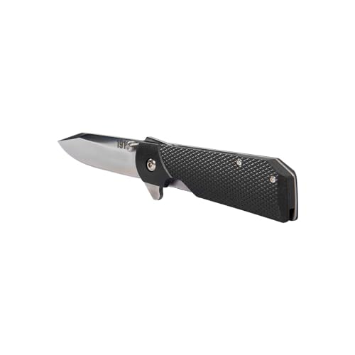 Cold Steel 1911 3" Clip Point Folding Knife Black Boxed, Razor-Sharp Blade, Griv-Ex Handle, Liner Lock, Everyday Carry