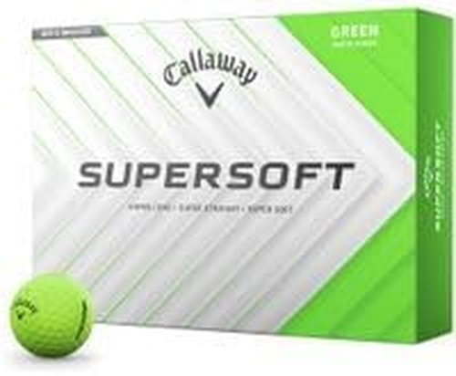 Callaway Golf Supersoft Matte Green Golf Balls - Customizable 2025 Model for Enhanced Performance