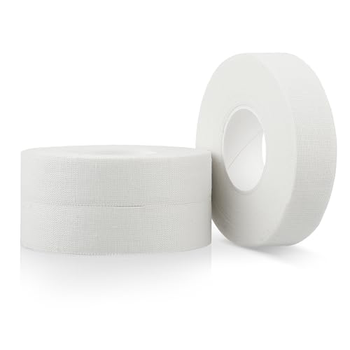 Extra Strong White Athletic Tape - 3 Rolls, 0.6-Inch x 32-Feet
