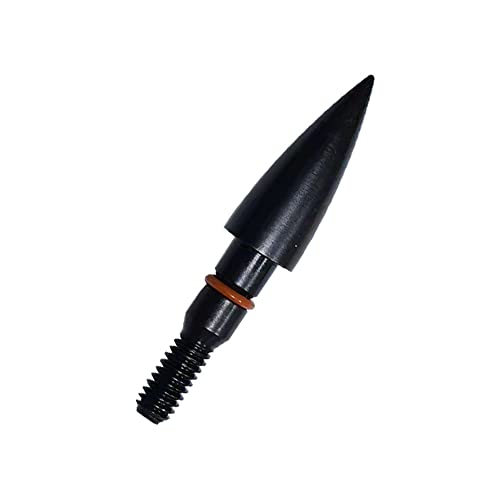 Archery Field Points - Steel Screw-In Tips, 100-300 Grains (12 Pack)