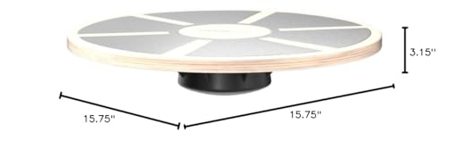Wood Wobble Balance Board for Core Strength and Coordination