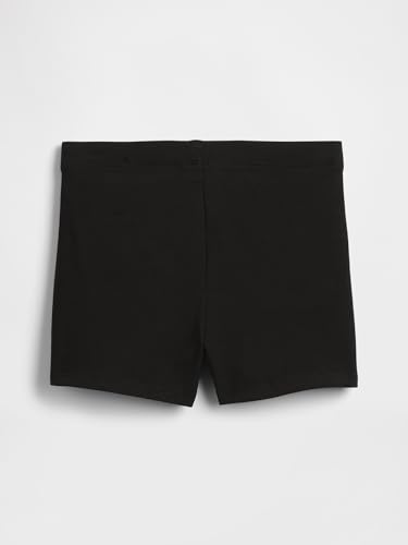 GAP Girls Basic Cartwheel Shorts Small True Black Kids Apparel