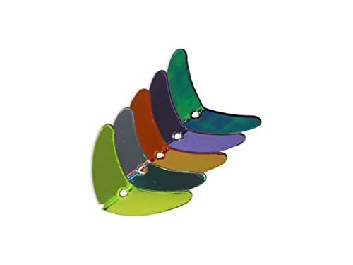 Mack’s Lure Smile Blade Assorted 5-Pack - Scale 1.1 Inch Fishing Lures
