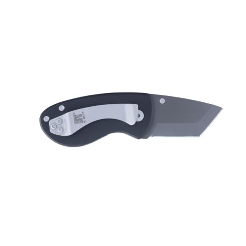 Al Mar Havana Linerlock Pocket Knife with Cigar Cutter, Gray Titanium Handle