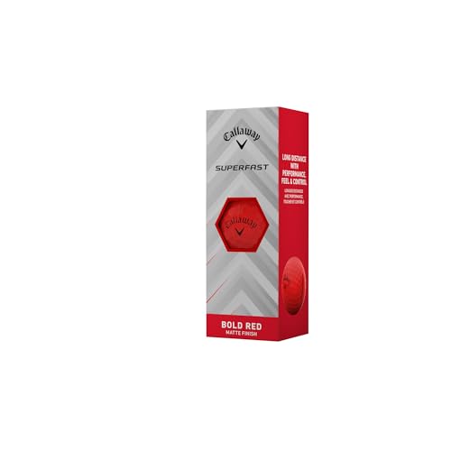 Callaway Superfast 2025 Red Golf Balls - High-Speed Distance & Soft Feel