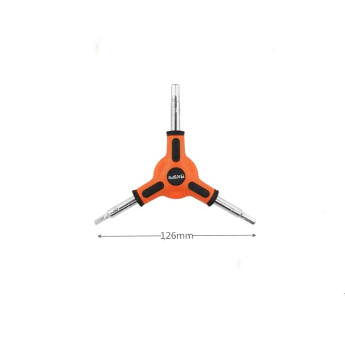 3-Way Hex Wrench Set - 4mm, 5mm, 6mm Bicycle Repair Tool