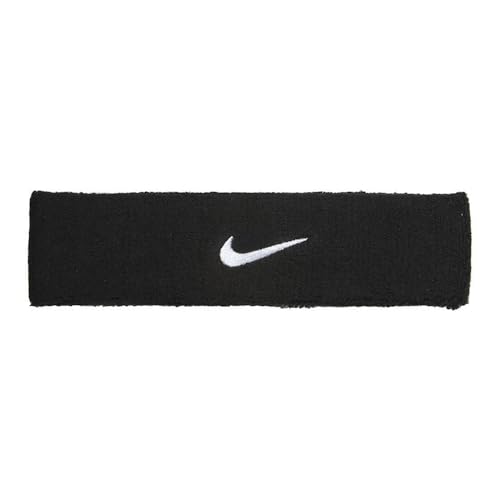 Swoosh Headband - One Size Obsidian/White