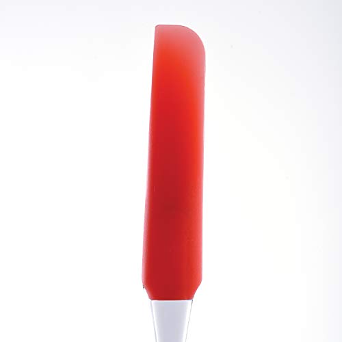 Silicone Icing Spatula - 10.5 Inch, Heat Resistant Red