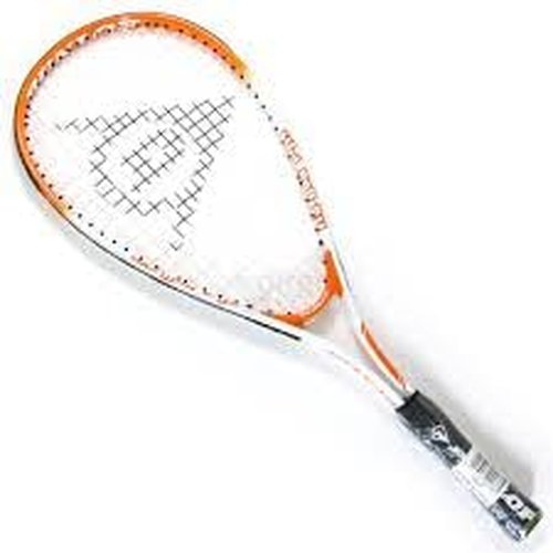 Dunlop Sports Fun Mini Junior Squash Racquet (5-7 Years), Orange/White