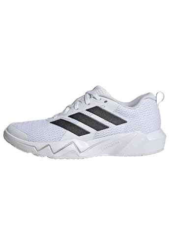adidas Women's Rapidmove Go Training Sneakers - Pink/White/Black/Silver Metallic 8.5