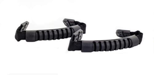 Kayak Carry Handles - 11-Inch Molded Nylon Webbing Grip with End Caps (2 Pack)