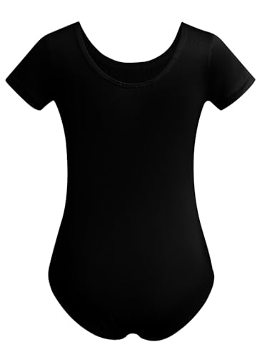 Gymnastics Leotards for Girls Black Ballet Dance Outfits Toddler Kids