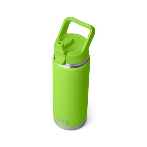 YETI Rambler 26 oz Bottle Venom Vacuum Insulated Stainless Steel with Color Matching Straw Cap