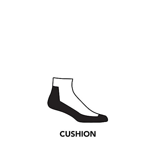 Darn Tough Vermont Women's Quarter Ultra-Lightweight Running Socks with Cushion, Medium White
