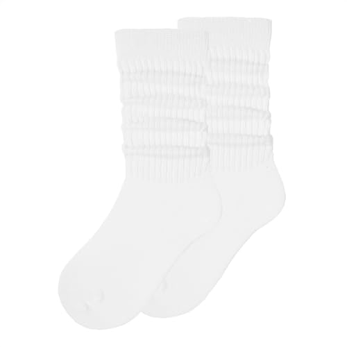 Toddler Knee High Socks for Girls - White, 2-3T