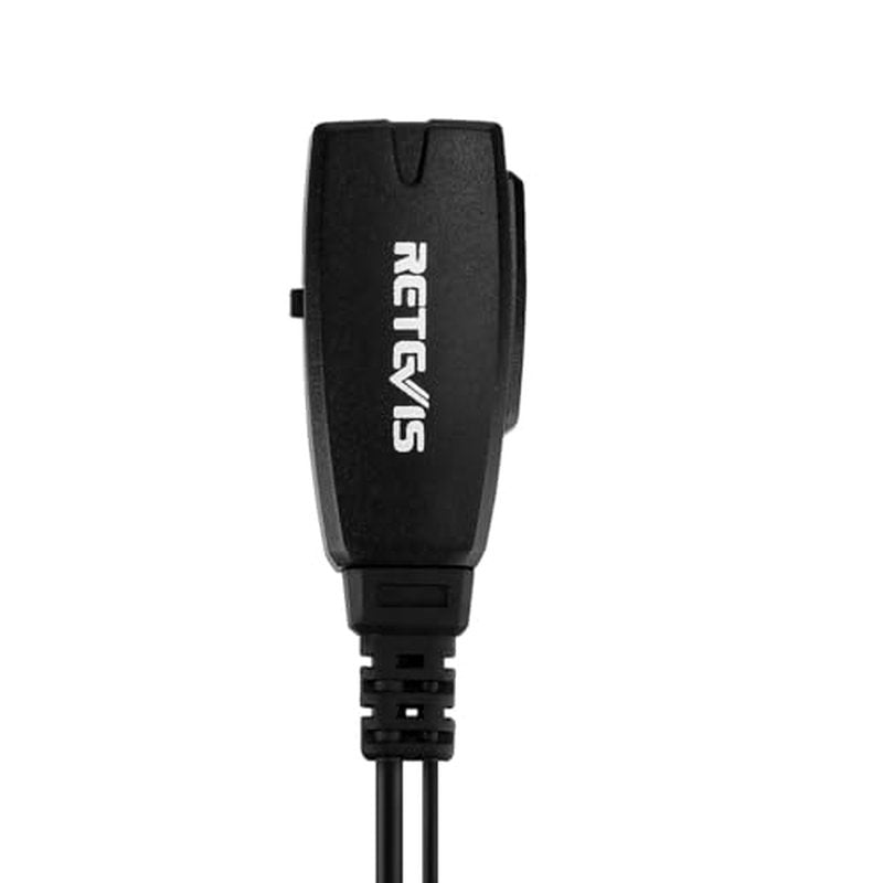 Retevis Hands Free Two Way Radio Headset with Mic, VOX, Coil, G-Type Earhook, for RT22 RT68 RT21 H-777, Compatible with Pxton, Baofeng BF-888S, Kenwood Walkie Talkie, Walkie Talkie Earpiece(2 Pack)