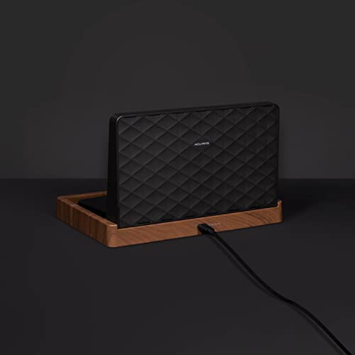 Wireless Charging Alarm Clock with Weather Display & Sensor